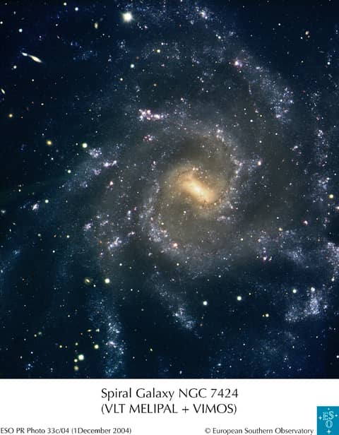 The Arms of NGC 7424