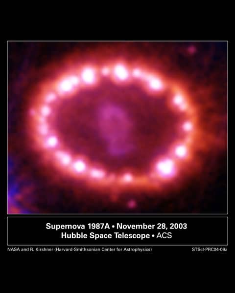 SN1987A's Cosmic Pearls