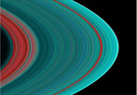 Cassini Images Saturn's A Ring