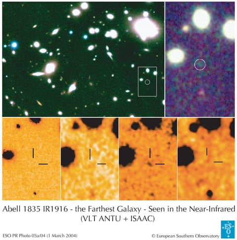 Redshift 10: Evidence for a New Farthest Galaxy
