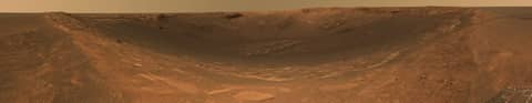 Endurance Crater on Mars