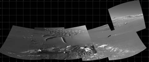 Mosaic of Endurance Crater on Mars