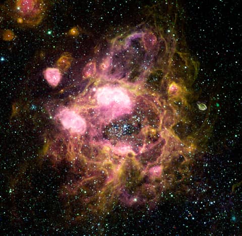 N11: A Giant Ring of Emission Nebulas