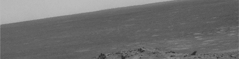 A Martian Dust Devil Passes