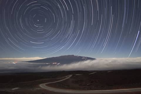 Star Trails Above Mauna Kea