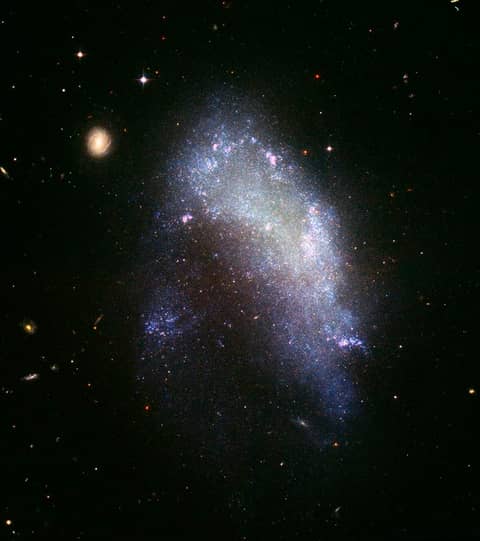 NGC 1427A: Galaxy in Motion