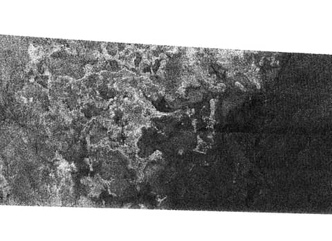 Shoreline Terrain on Saturn's Titan