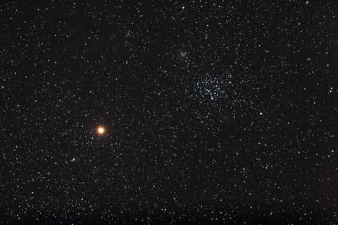 Mars and the Star Clusters