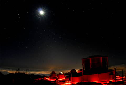 Moon Over Haleakala