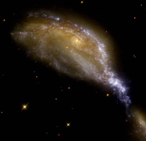 A Galaxy Collision in NGC 6745