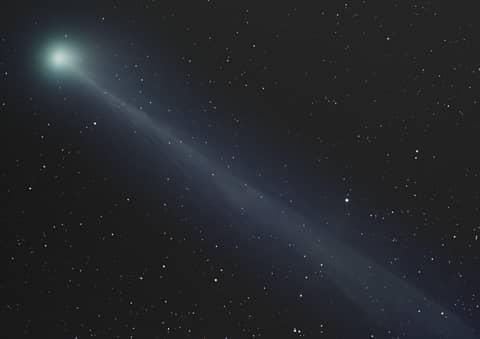 The Ghostly Tail of Comet SWAN