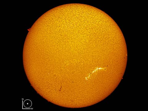 Simulated Transit of Mercury