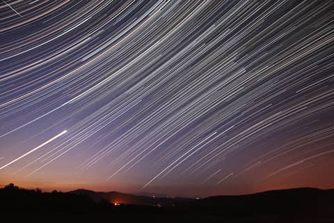 Star Trails at Dawn