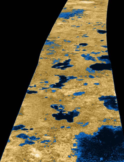 Liquid Lakes on Saturn's Titan