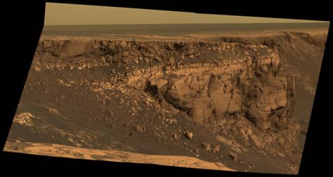At the Edge of Victoria Crater