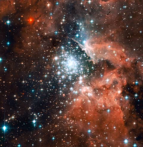 Starburst Cluster in NGC 3603