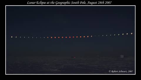 South Pole Lunar Eclipse
