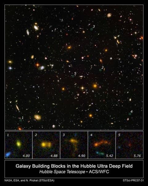 Building Galaxies in the Early Universe
