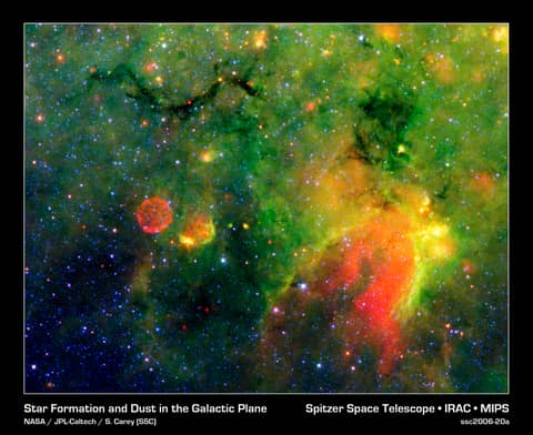 A Galactic Star Forming Region in Infrared