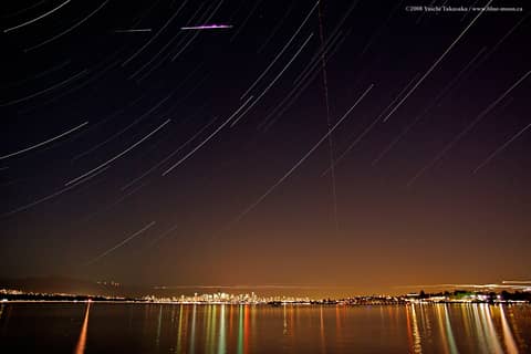 Perseid over Vancouver
