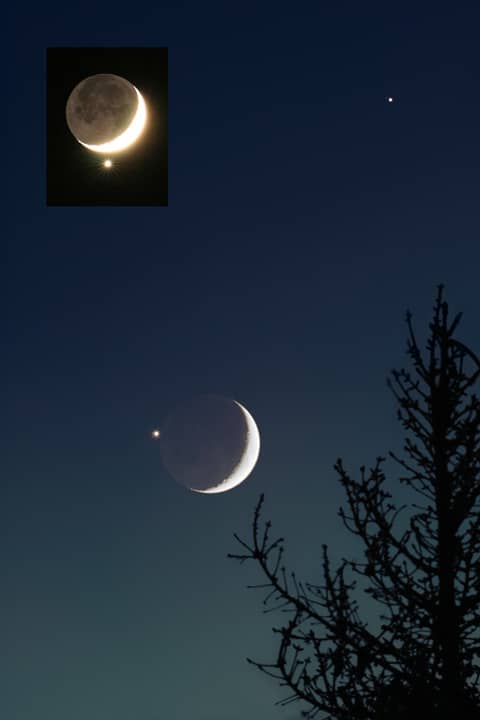 Venus in the Moon