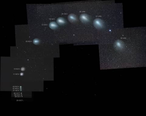 Three Month Composite of Comet Holmes