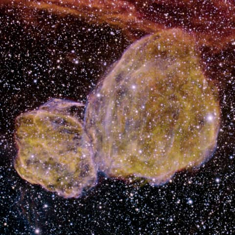 Double Supernova Remnants DEM L316