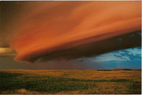 Shelf Cloud Over Saskatchewan
