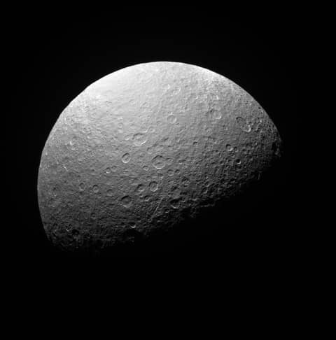 Ancient Craters of Southern Rhea