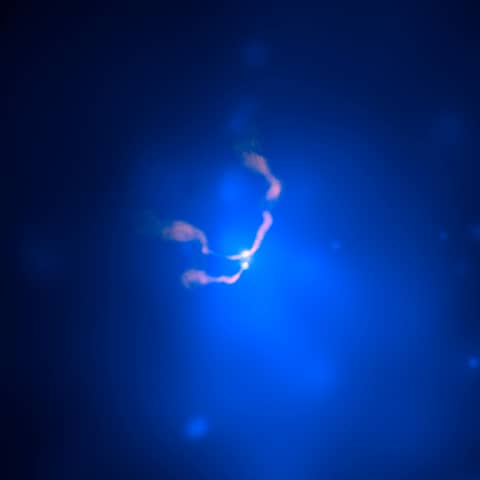 Two Black Holes Dancing in 3C 75