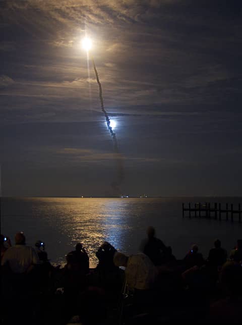 Endeavour in the Moon