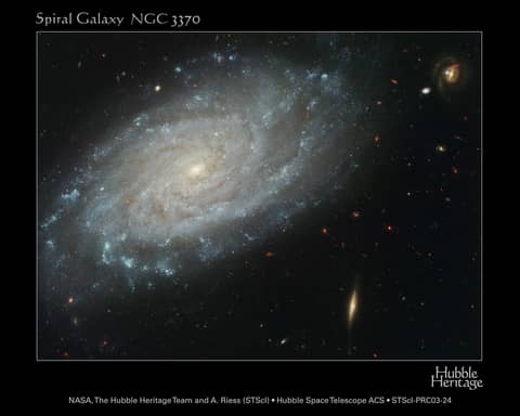 Spiral Galaxy NGC 3370 from Hubble