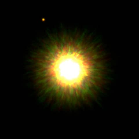 Companion of a Young, Sun-like Star