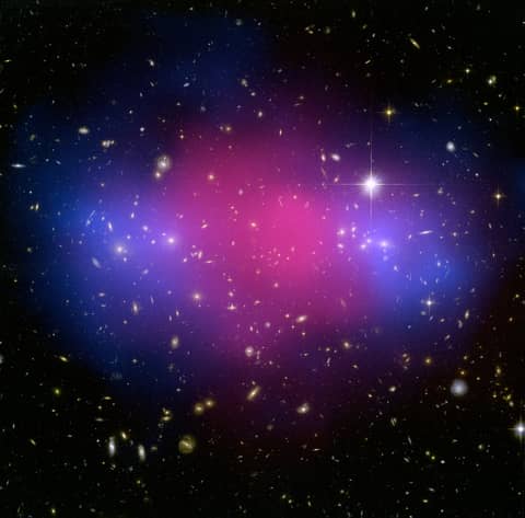 MACSJ0025: Two Giant Galaxy Clusters Collide