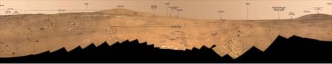 Bonestell Panorama from Mars