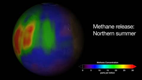 Methane Discovered in the Atmosphere of Mars