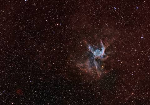 Thor's Helmet (NGC 2359) and Planetary Nebula