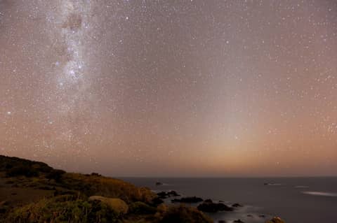 Zodiacal Light Over Laguna Verde