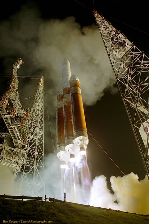 Launch of a Delta IV Heavy