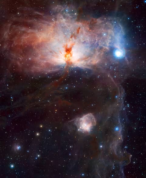 The Flame Nebula in Infrared