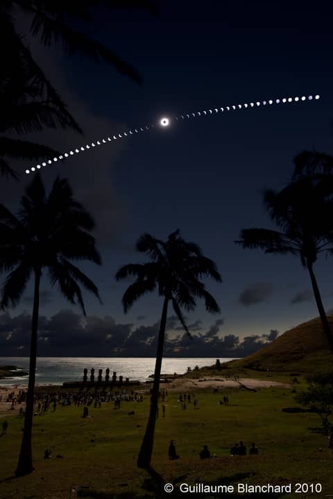 Eclipse on the Beach