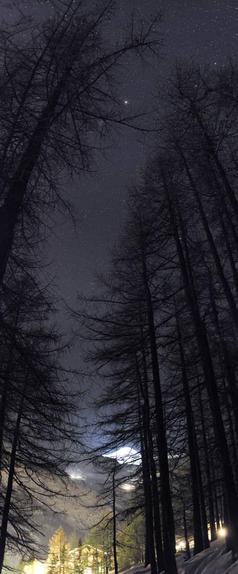 Mars Over the Allalinhorn