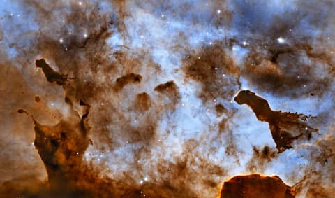 Dark Clouds of the Carina Nebula