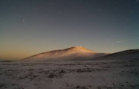 The Snows of Paranal