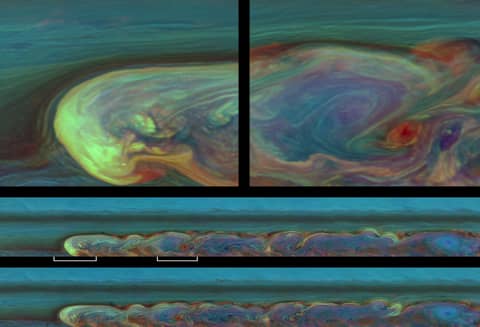 Saturn Storm Panoramas