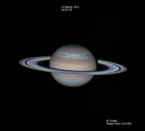 Saturn's Serpent Storm