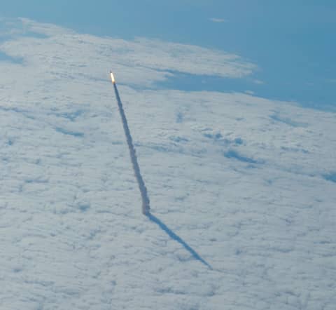 Space Shuttle Rising