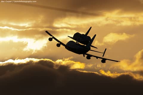 Discovery Departs