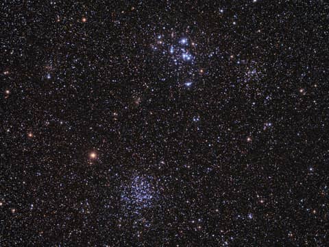 M46 & M47: Star Clusters Young and Old