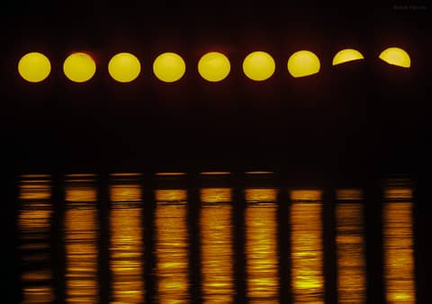 Venus Transits the Midnight Sun